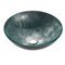 Anzzi Belissima Round Glass Vessel Bathroom Sink with Stellar Grey Finish LS-AZ917 - alternate 1